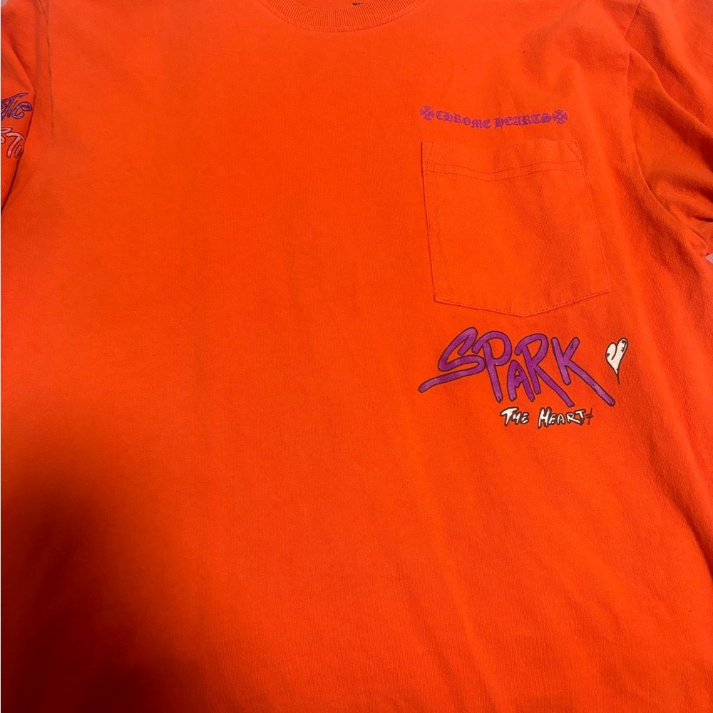 Chrome Hearts Vibrant Orange Tee